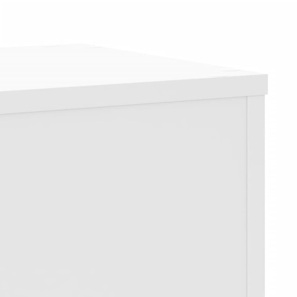 Plant Stand 2 pcs White 30 x 30 x 50 cm Engineered Wood