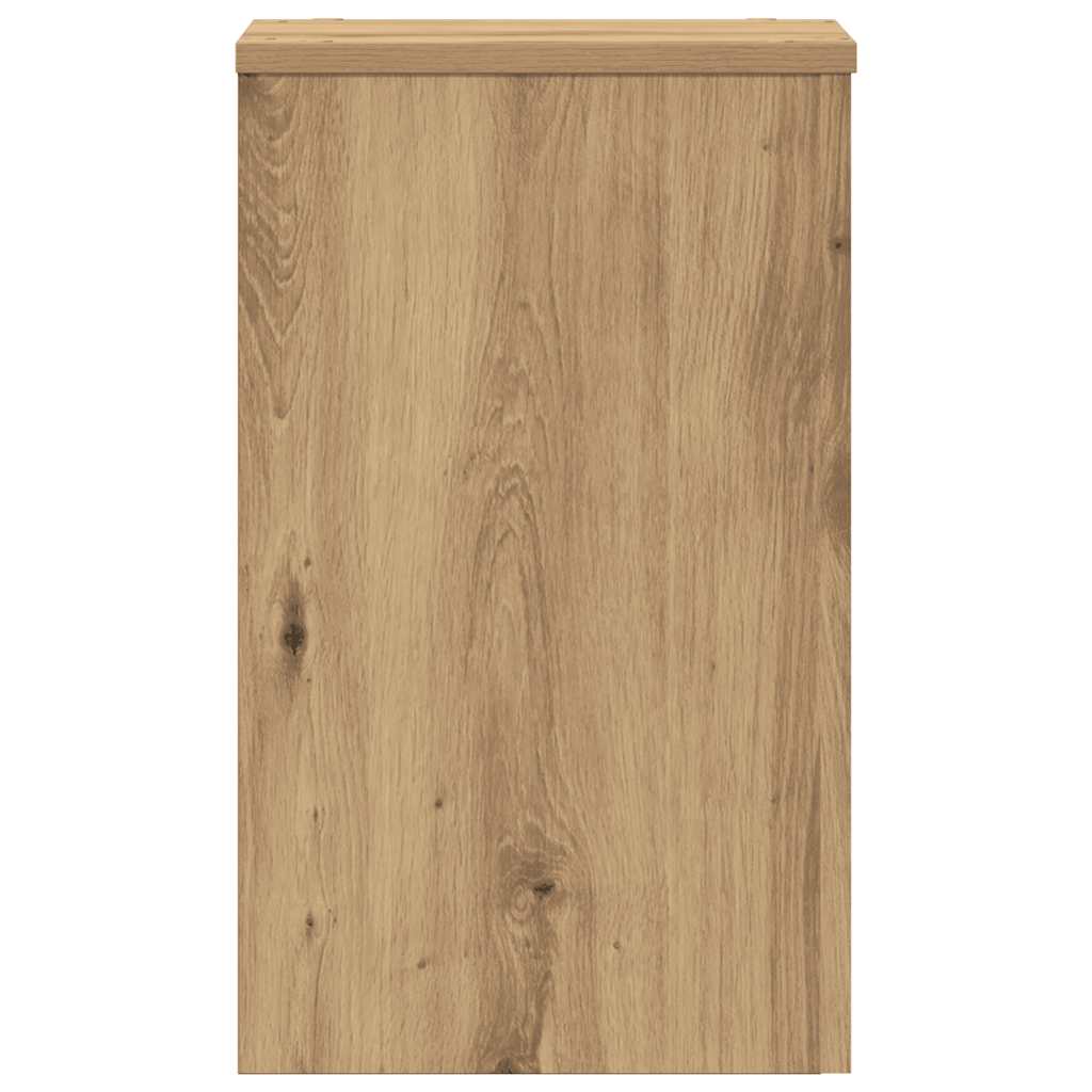 Plant Stands 2 pcs Artisan Oak 30x30x50 cm Engineered Wood