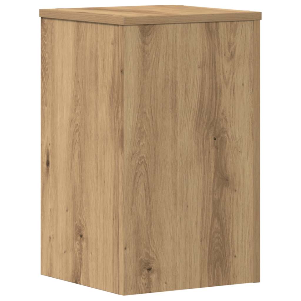 Plant Stands 2 pcs Artisan Oak 30x30x50 cm Engineered Wood