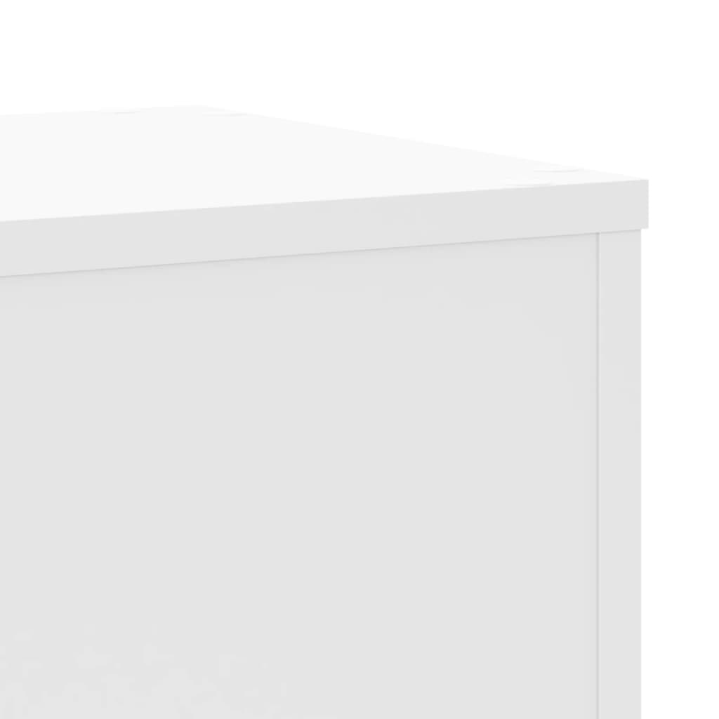 Plant Stand 2 pcs White 30 x 30 x 70 cm Engineered Wood