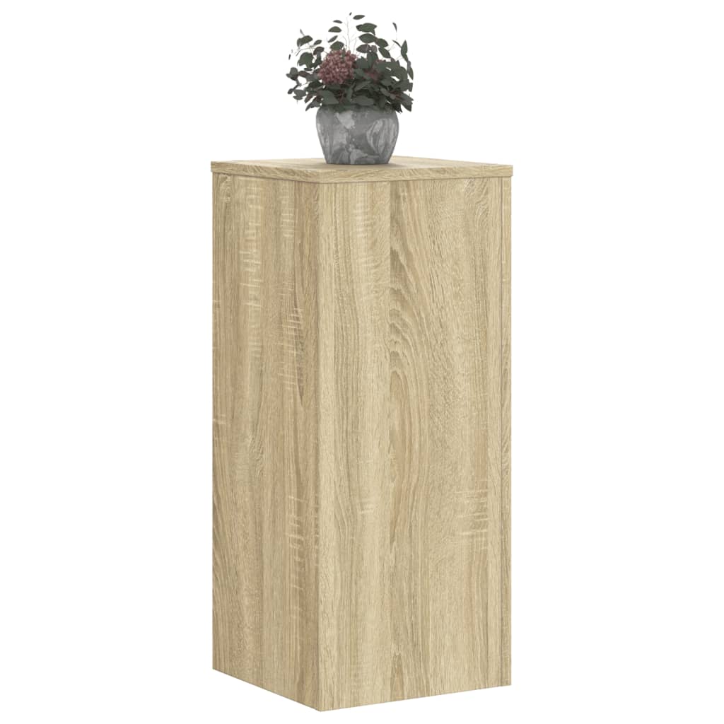 Plant Stands 2 pcs Sonoma Oak 30x30x70 cm Engineered Wood
