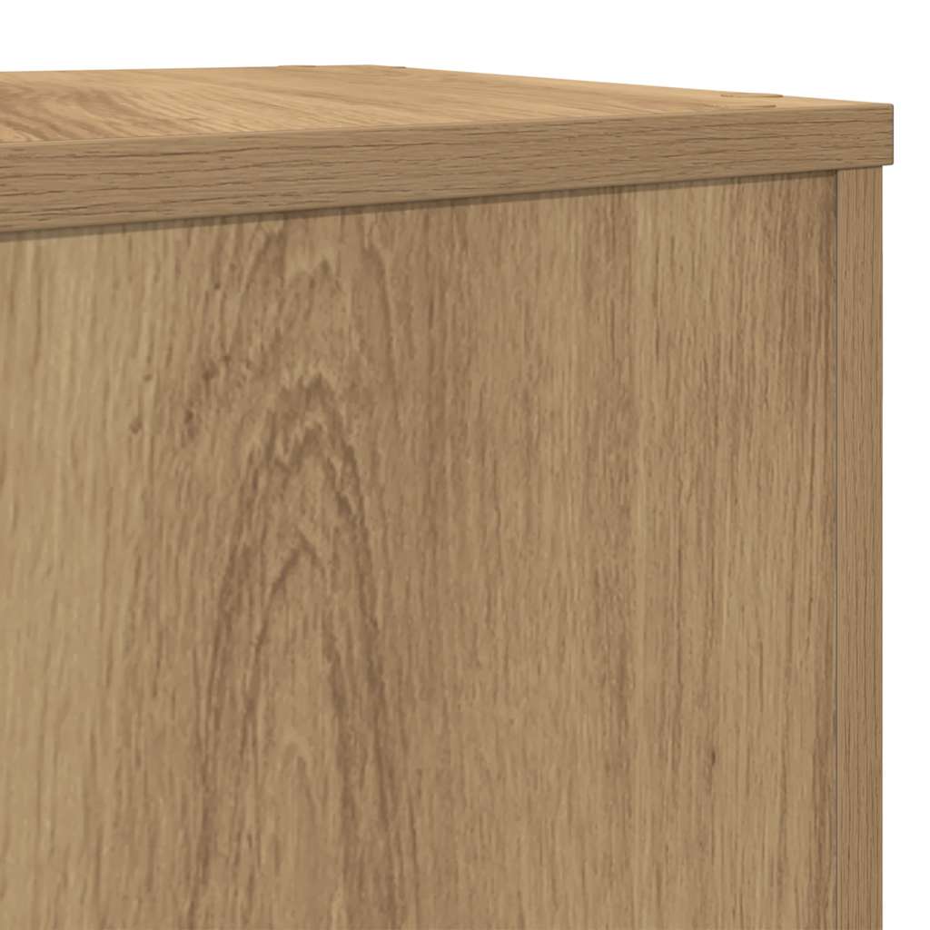 Plant Stand 2 pcs Oak 30 x 30 x 70 cm Engineered Wood