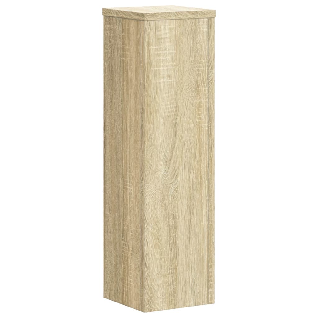 Plant Stands 2 pcs Sonoma Oak 17x17x60 cm Engineered Wood