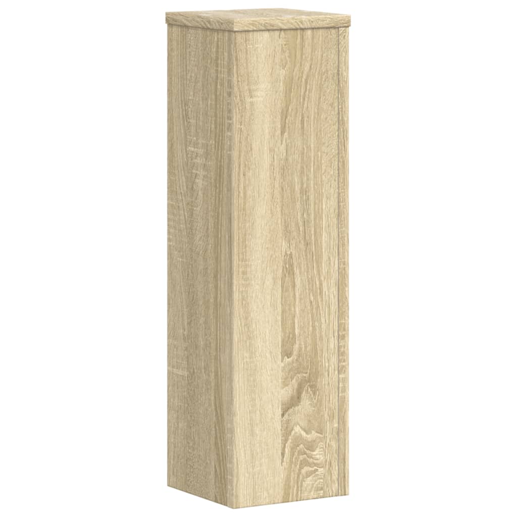 Plant Stands 2 pcs Sonoma Oak 17x17x60 cm Engineered Wood