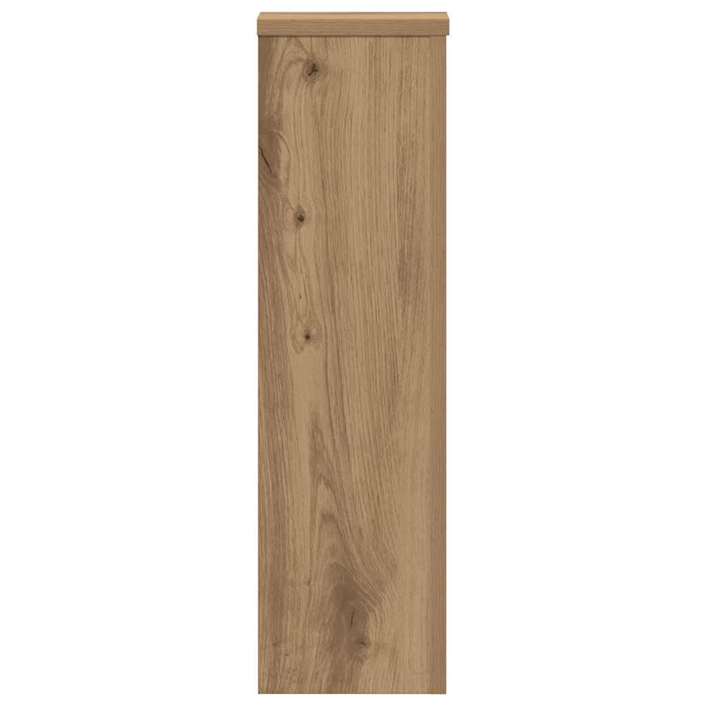 Plant Stands 2 pcs Artisan Oak 17x17x60 cm Engineered Wood