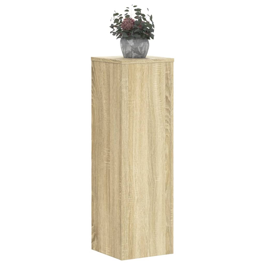 Plant Stand 2 pcs Sonoma Oak 25 x 25 x 80 cm Engineered Wood