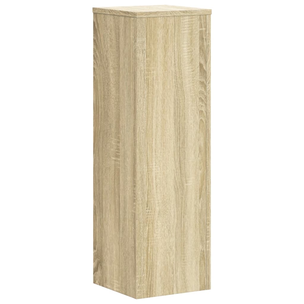 Plant Stand 2 pcs Sonoma Oak 25 x 25 x 80 cm Engineered Wood