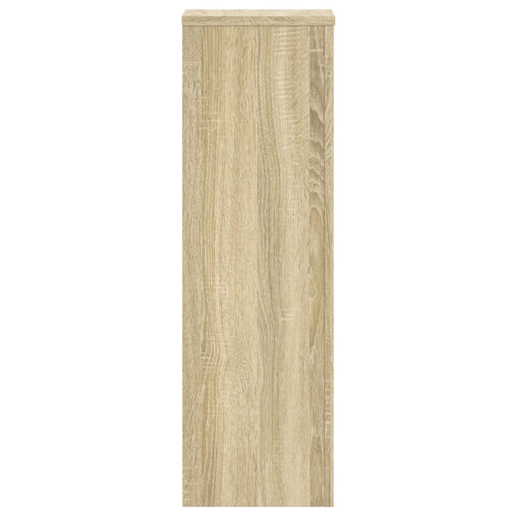 Plant Stand 2 pcs Sonoma Oak 25 x 25 x 80 cm Engineered Wood