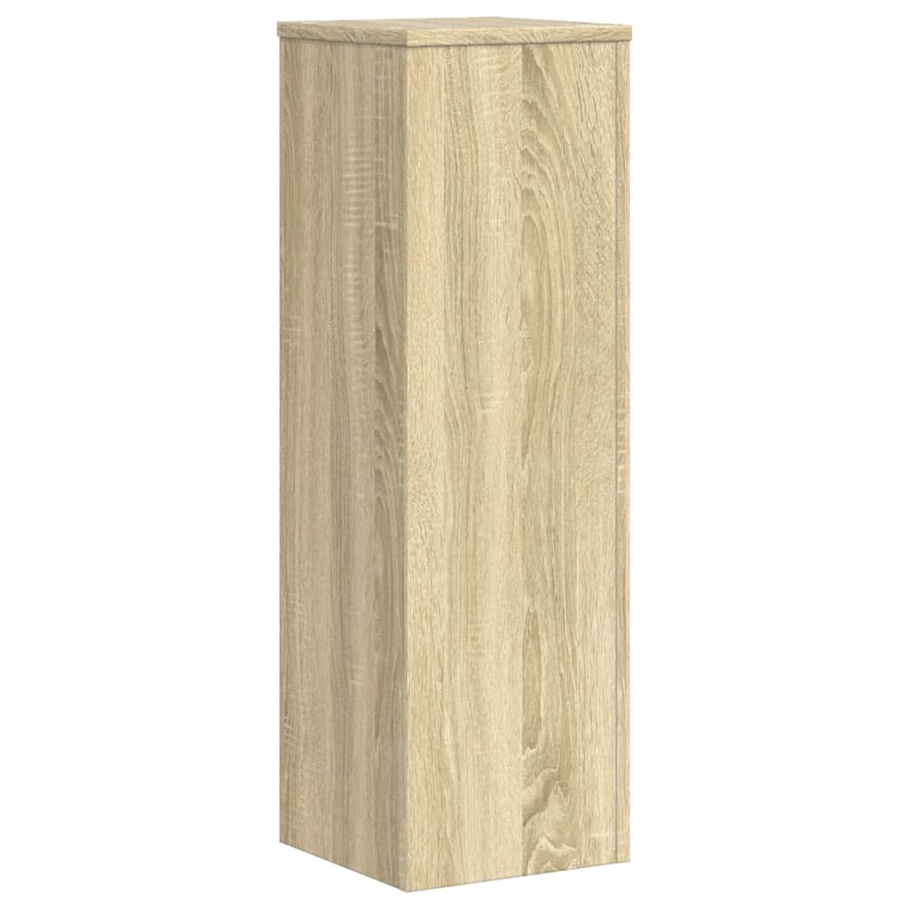 Plant Stand 2 pcs Sonoma Oak 25 x 25 x 80 cm Engineered Wood