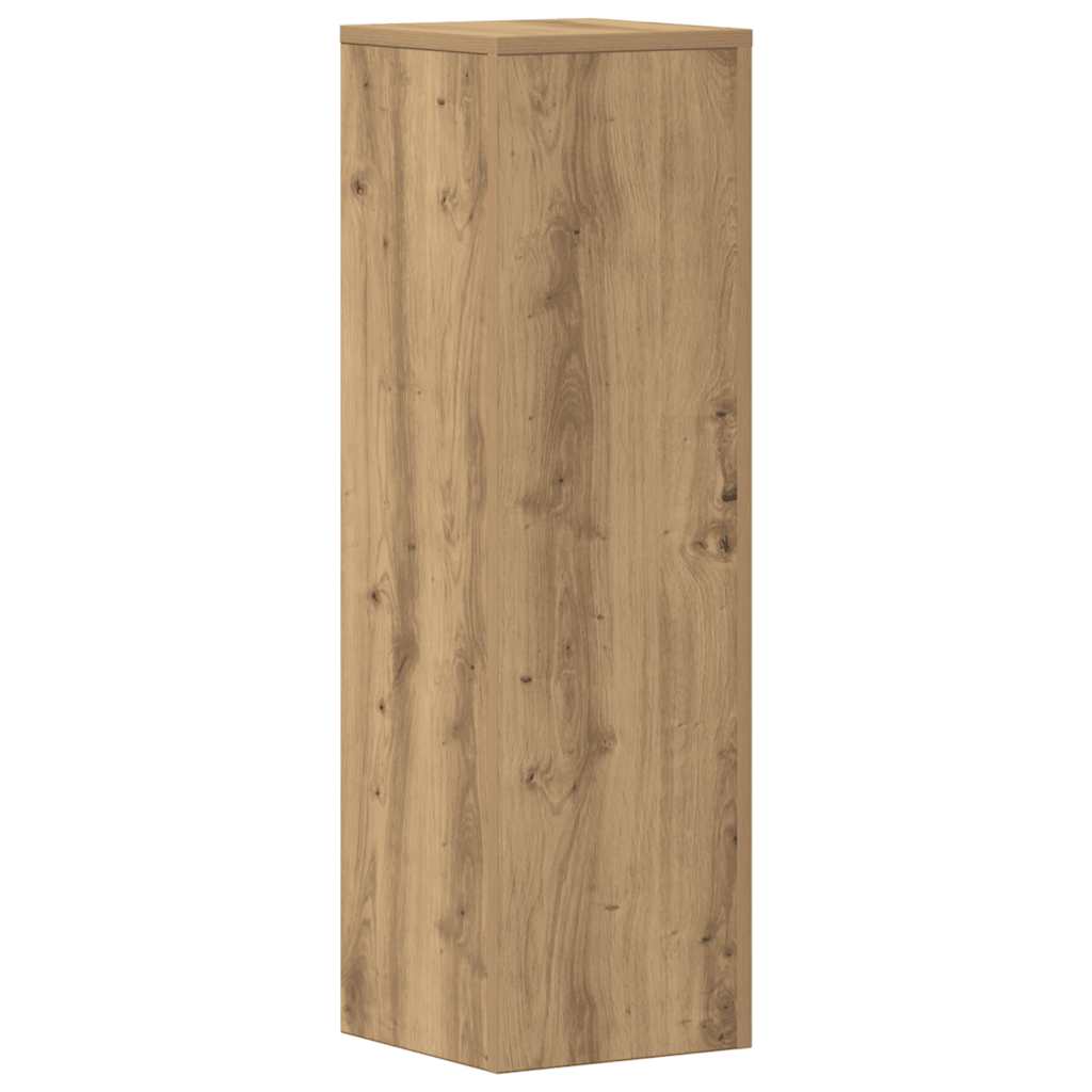 Plant Stands 2 pcs Artisan Oak 25x25x80 cm Engineered Wood