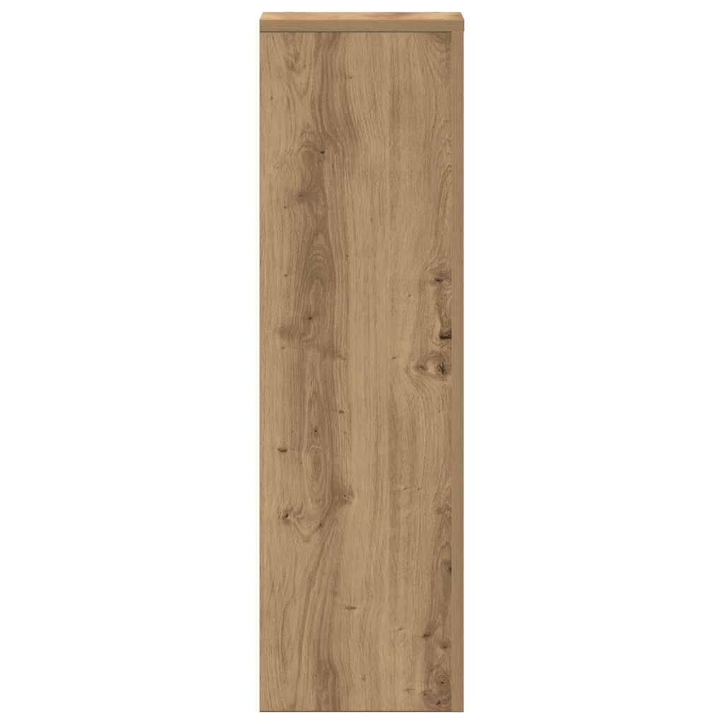 Plant Stands 2 pcs Artisan Oak 25x25x80 cm Engineered Wood