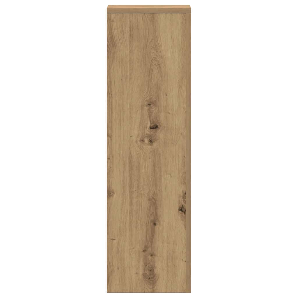 Plant Stands 2 pcs Artisan Oak 25x25x80 cm Engineered Wood