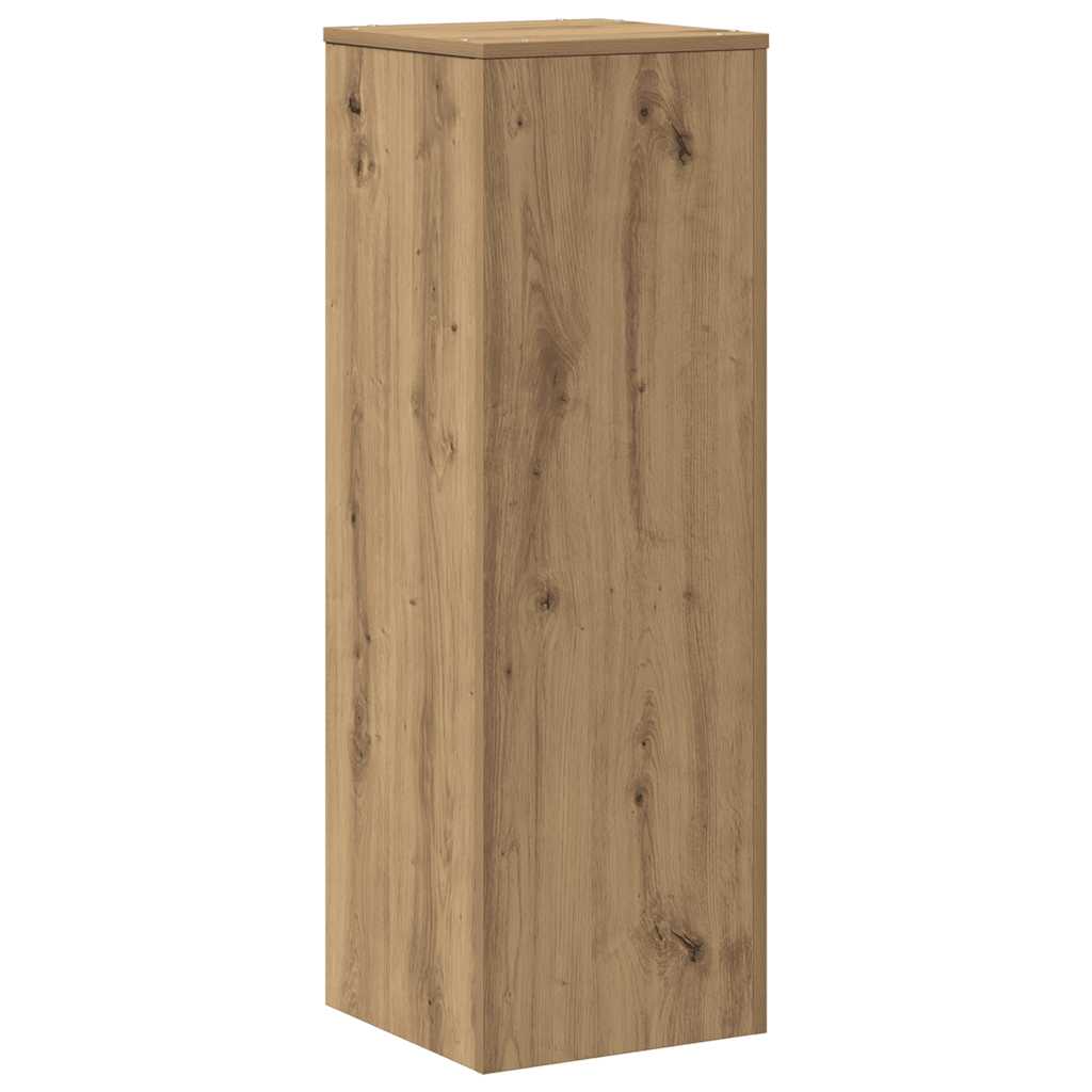 Plant Stand Artisan Oak 33x33x100 cm Engineered Wood
