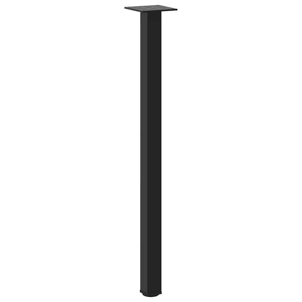 Console Table Legs 4 pcs Black 72-74 cm Steel