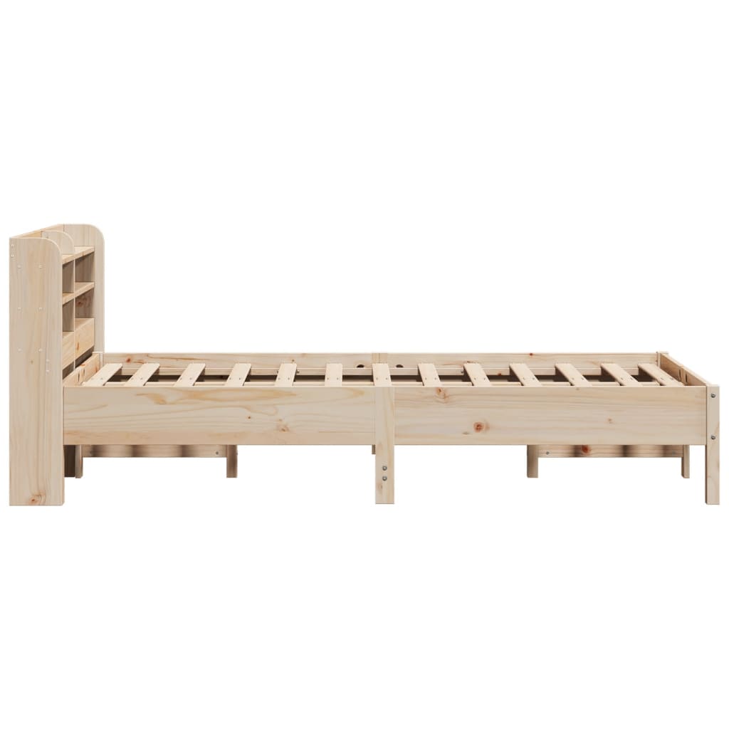 Bed Frame without Mattress 90x190 cm Solid Wood Pine