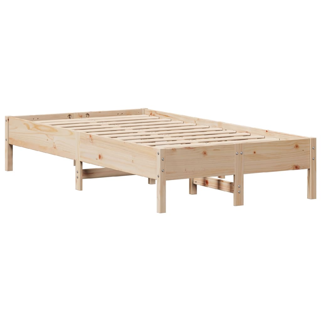 Bed Frame without Mattress 90x190 cm Solid Wood Pine