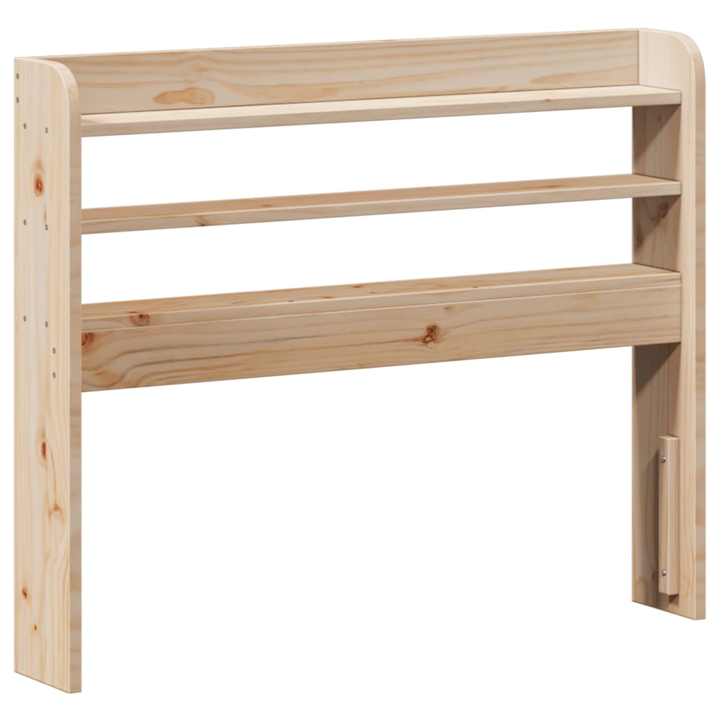 Bed Frame with Headboard 90x190 cm Solid Wood Pine