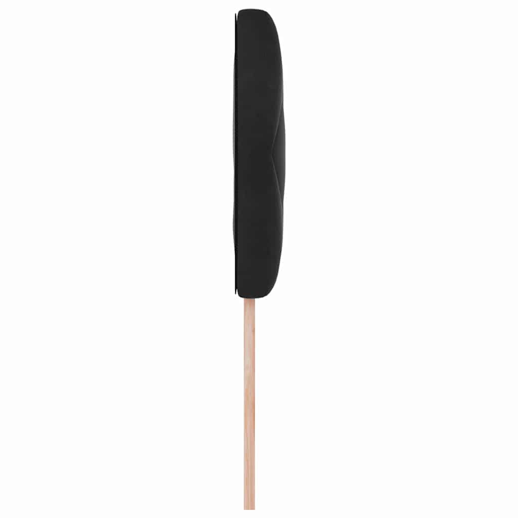 LED Headboard Black 100 cm Velvet