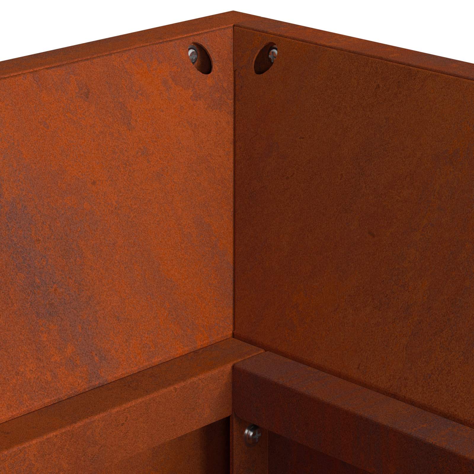 Fire Bowl Rusty 160 x 45 x 35 cm Weathering Steel