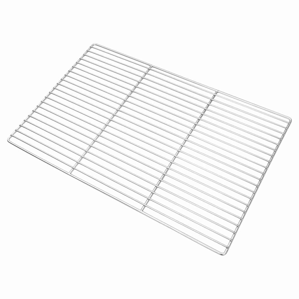 Grill Grate 60 x 40 cm Stainless Steel Silver