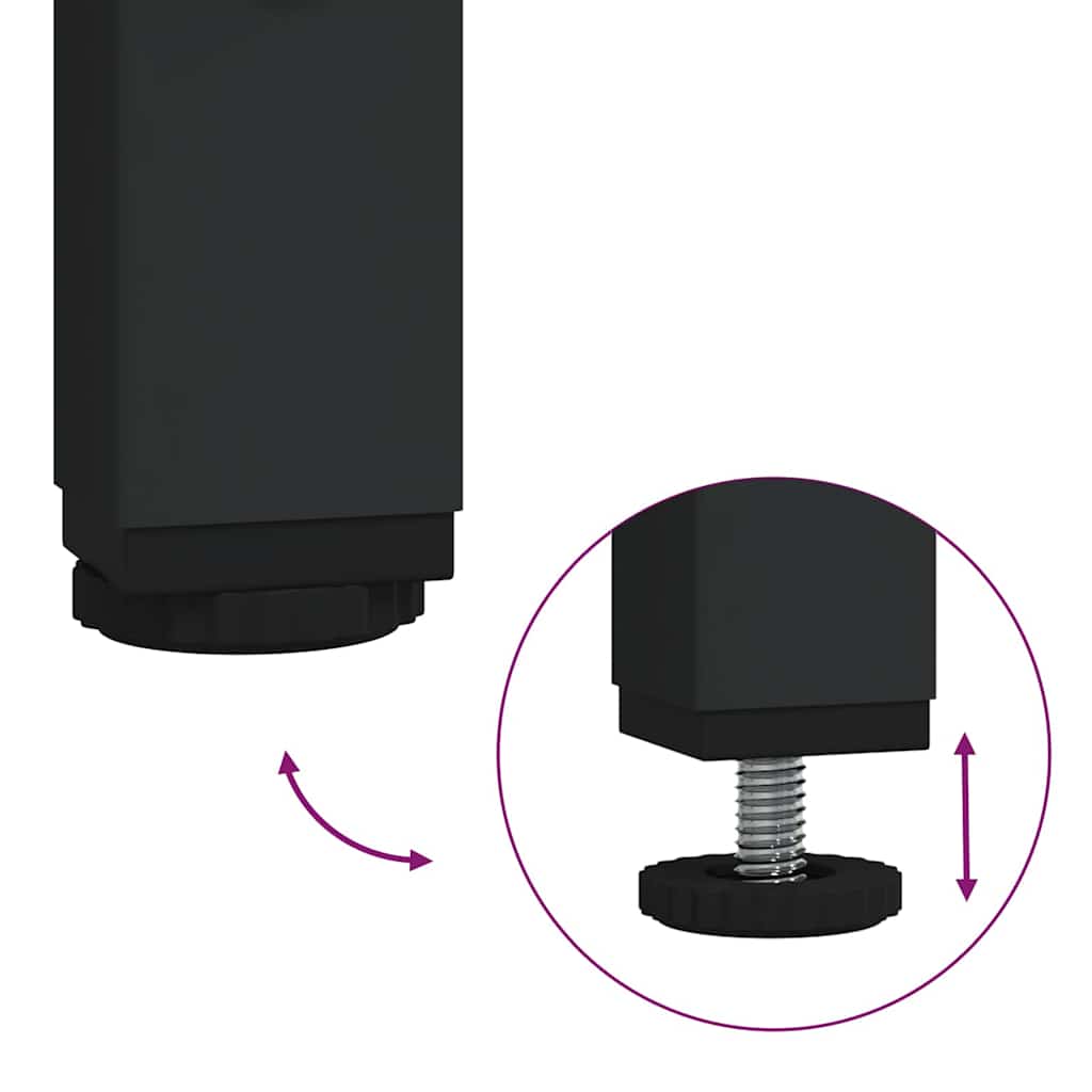 Bathroom Furniture Set 2 pcs Black Oak 36 x 35 x 165 cm