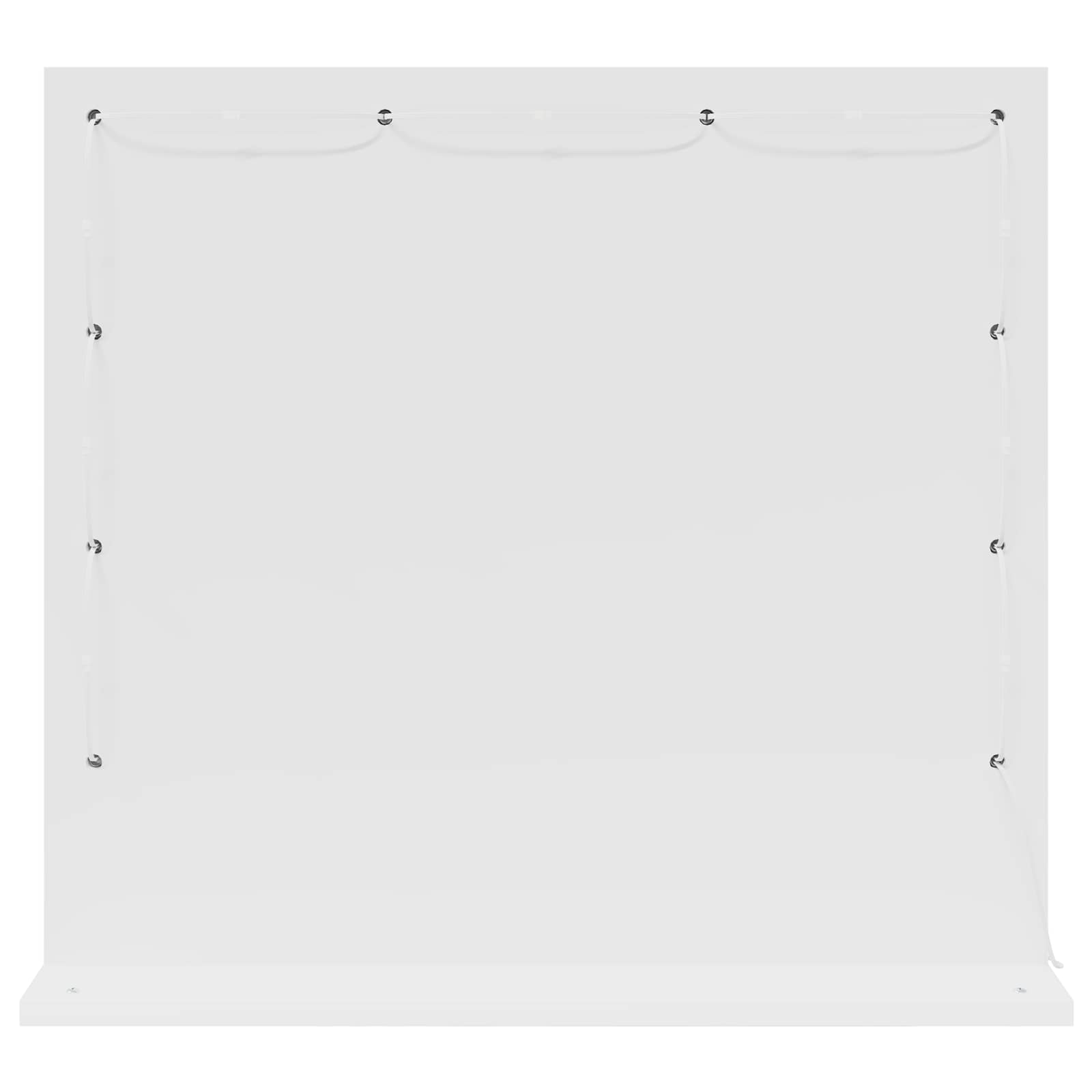 Vanity Mirror White 60 x 55 x 18 cm Glass and Engineered wood