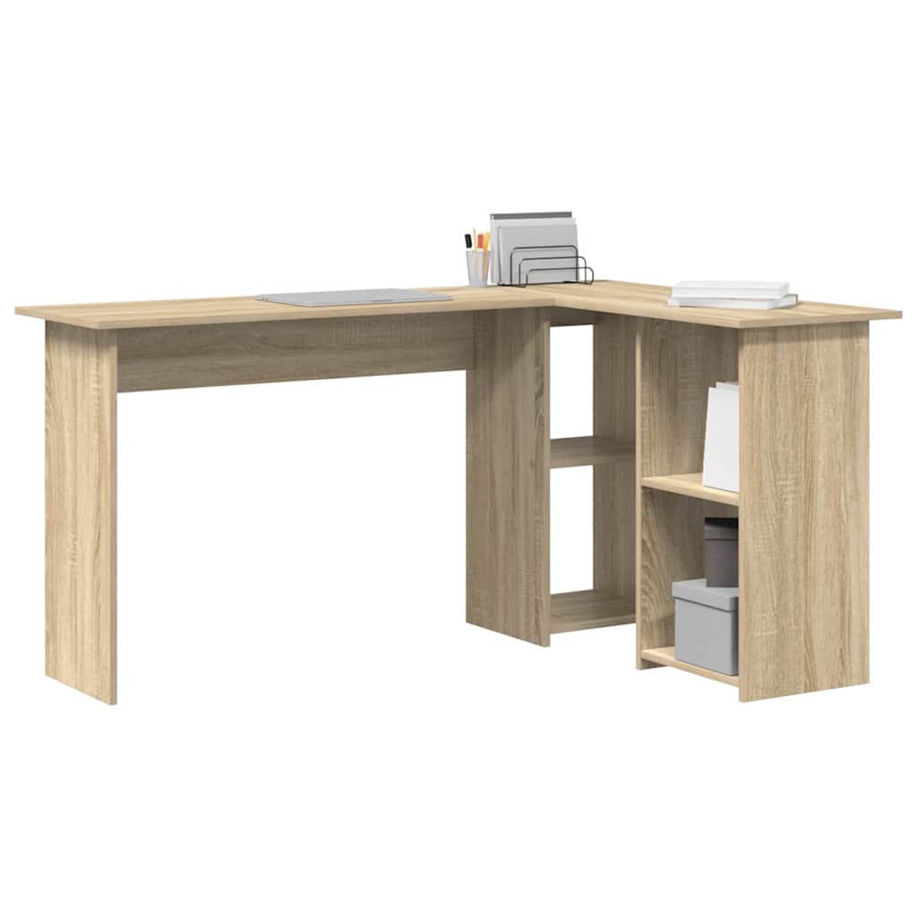 Desk Sonoma Oak 142 x 102 x 73 cm Engineered Wood
