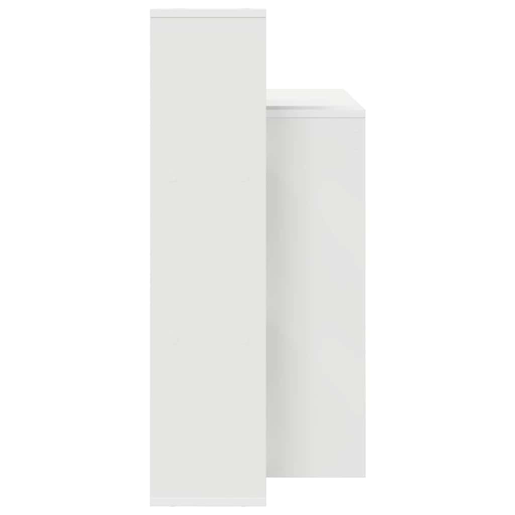 Desk White Engineered Wood 100 x 40 x 90 cm