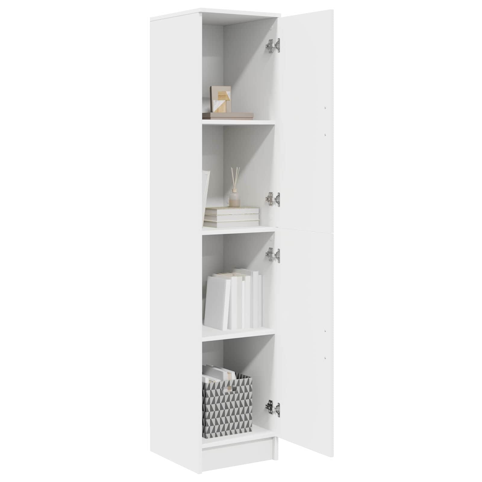 Highboard White 35 x 39 x 168 cm
