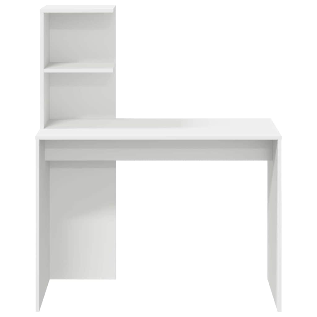 Desk White 102 x 50 x 124 cm Engineered Wood