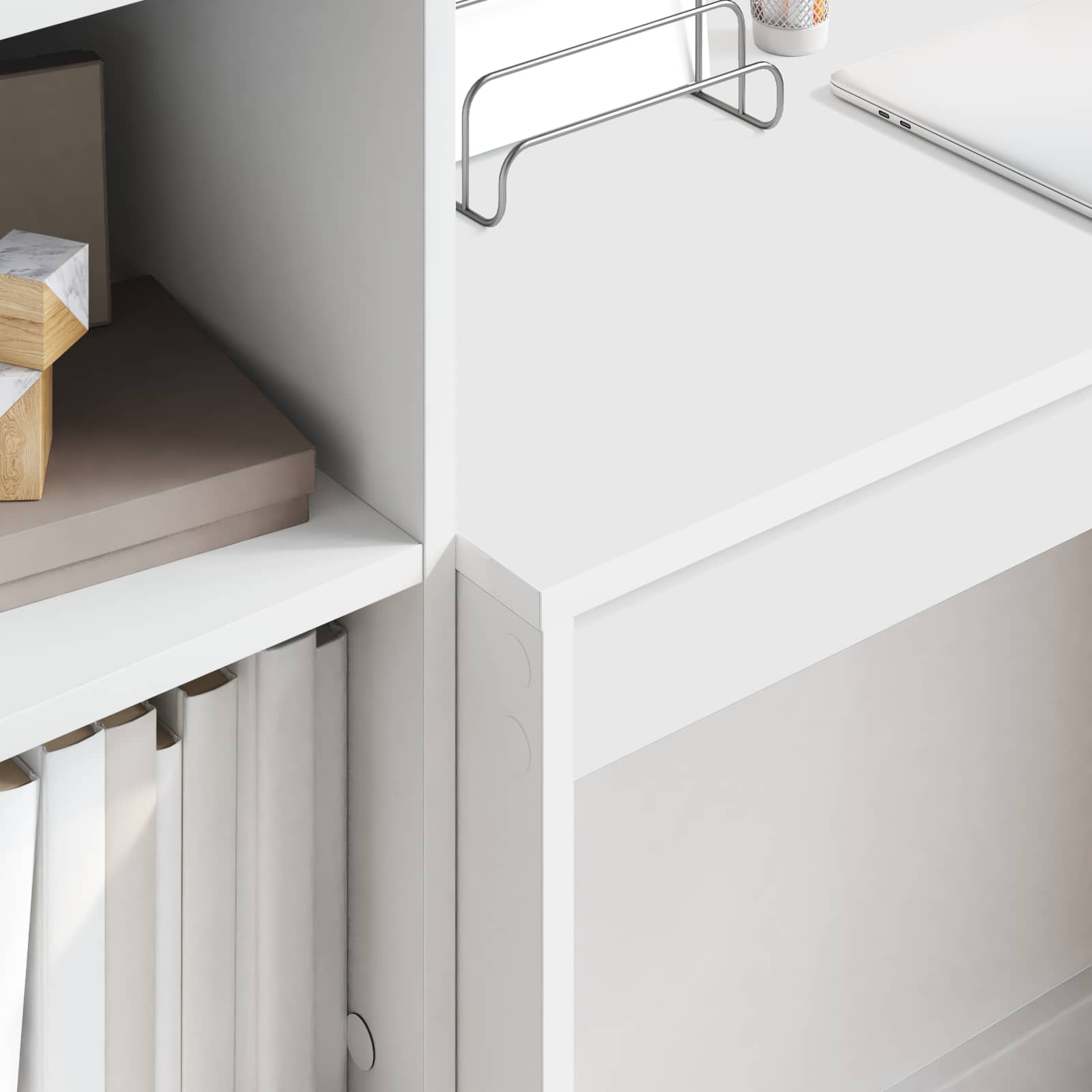 Desk White 90 x 40 x 76 cm