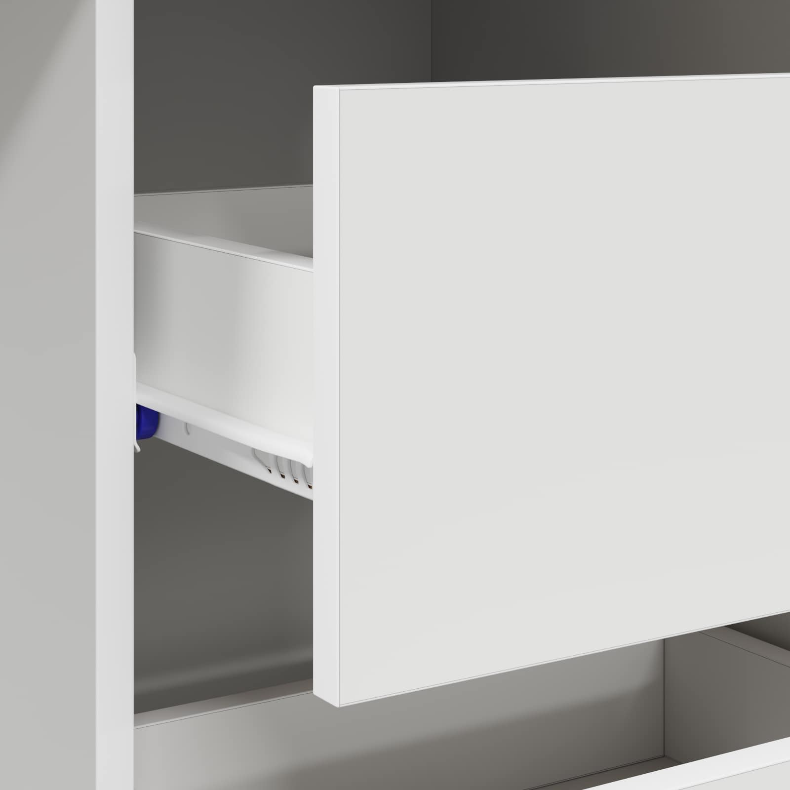 Desk White Engineered Wood 90 x 37.5 x 75 cm