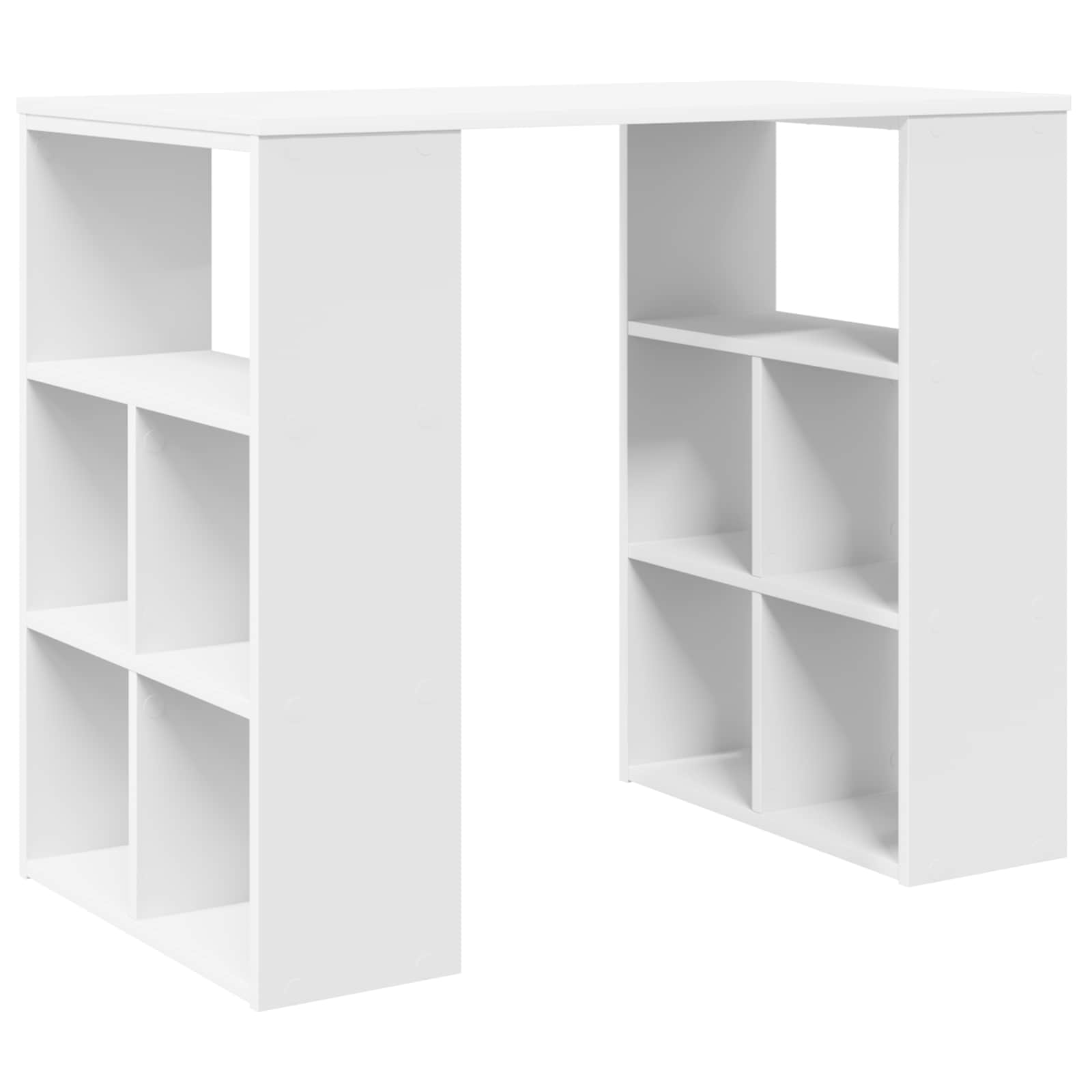 Desk White Engineered Wood 90 x 50 x 75 cm