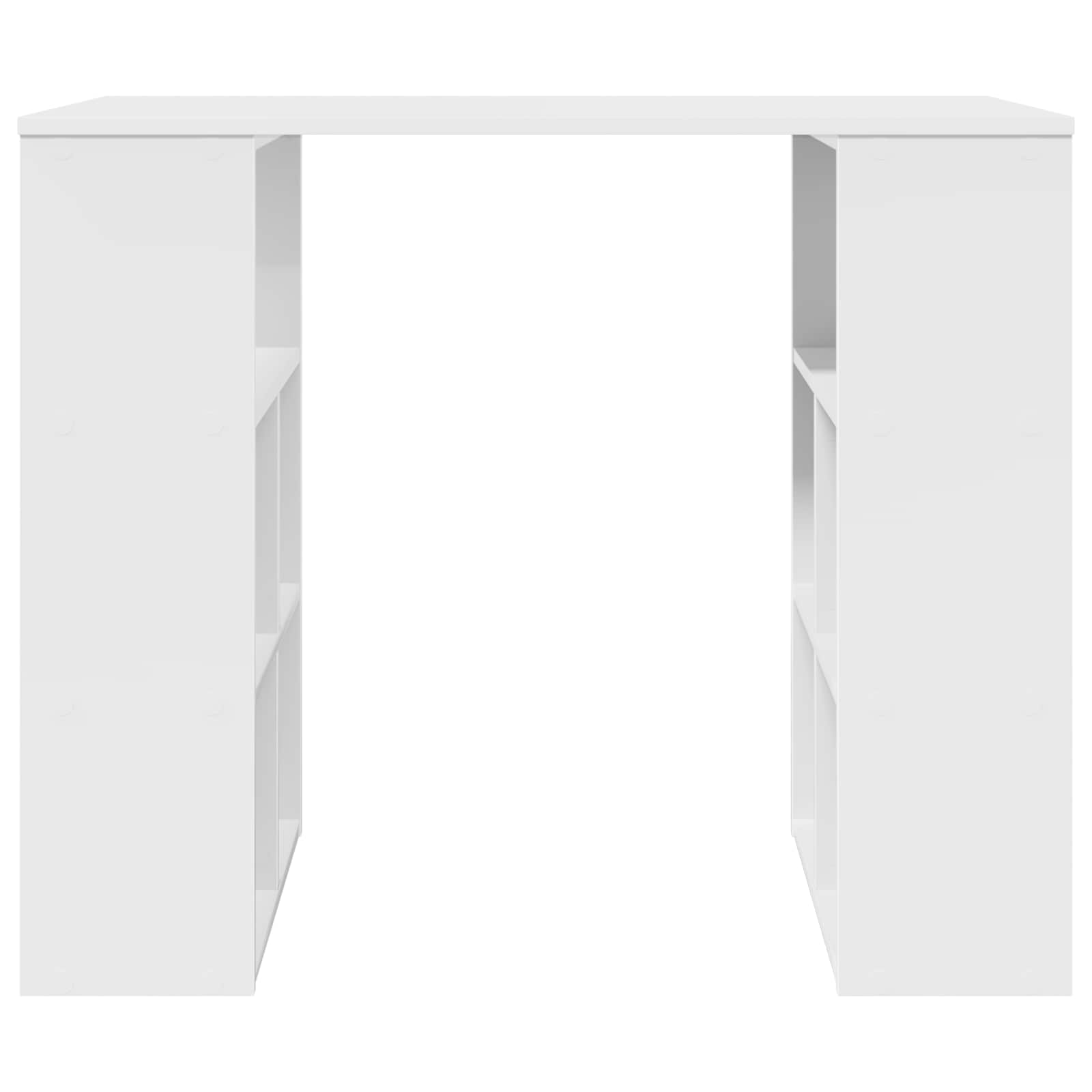 Desk White Engineered Wood 90 x 50 x 75 cm