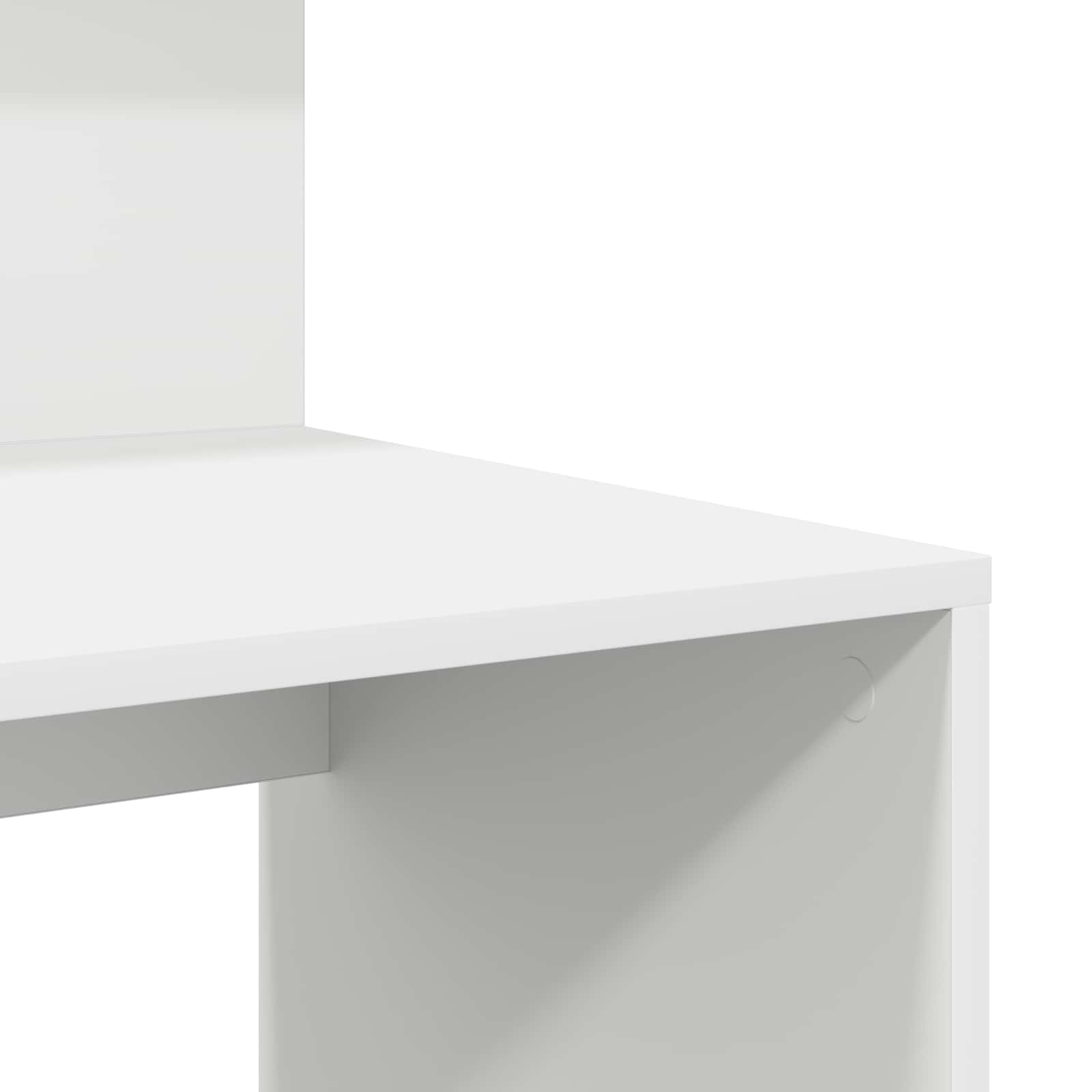 Desk White Engineered Wood 90 x 48 x 101,5 cm