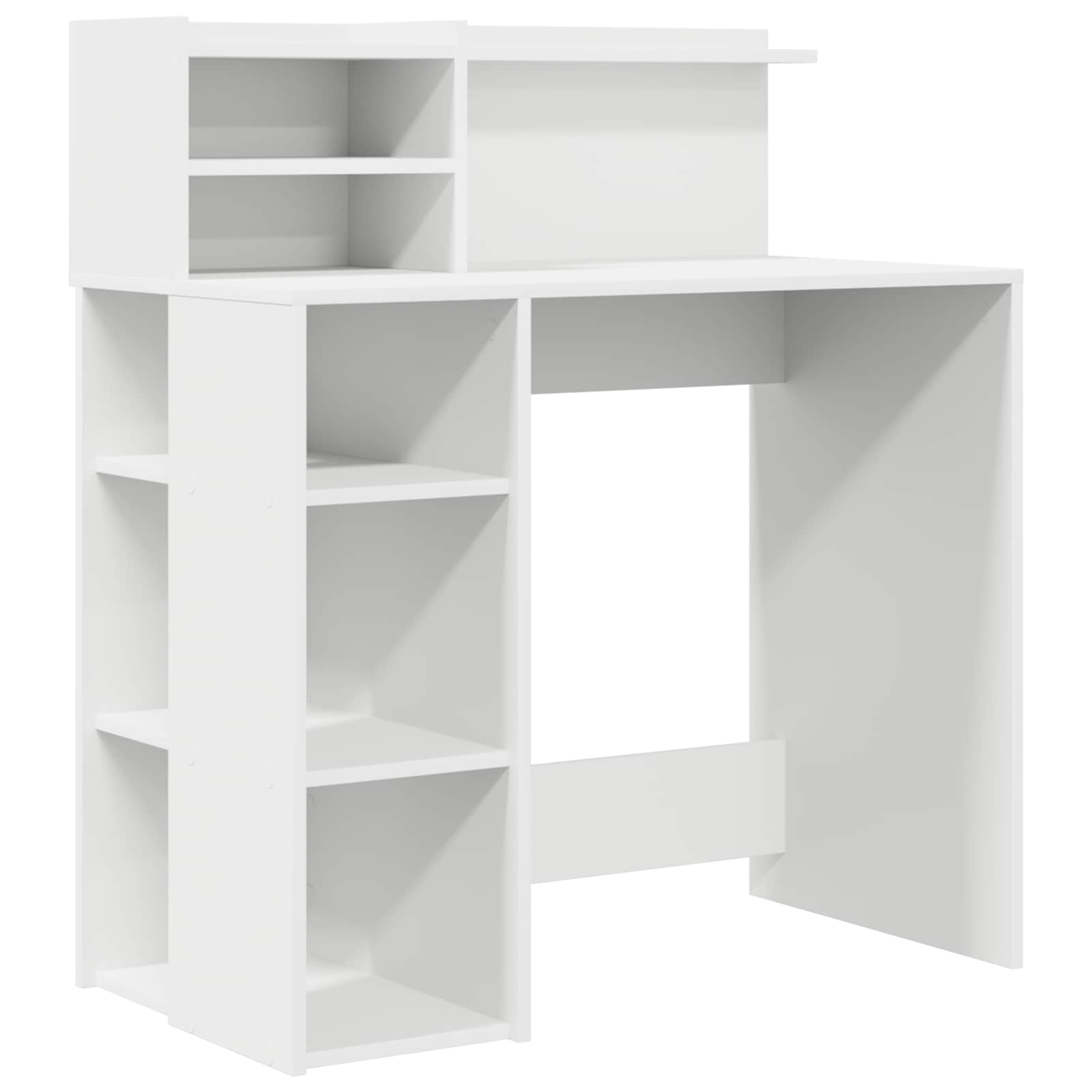 Desk White Engineered Wood 90 x 48 x 101,5 cm