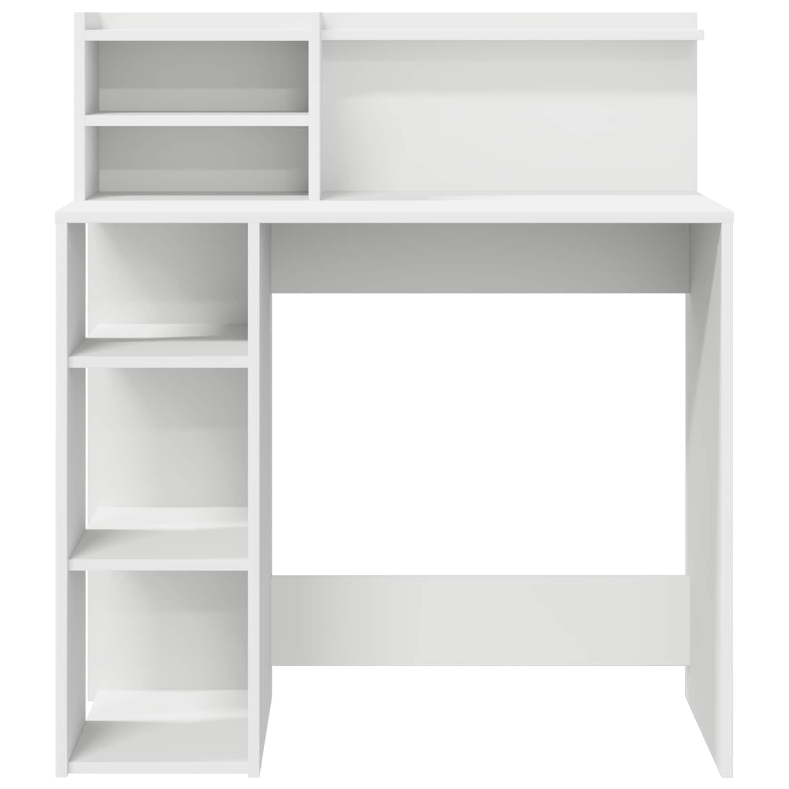 Desk White Engineered Wood 90 x 48 x 101,5 cm