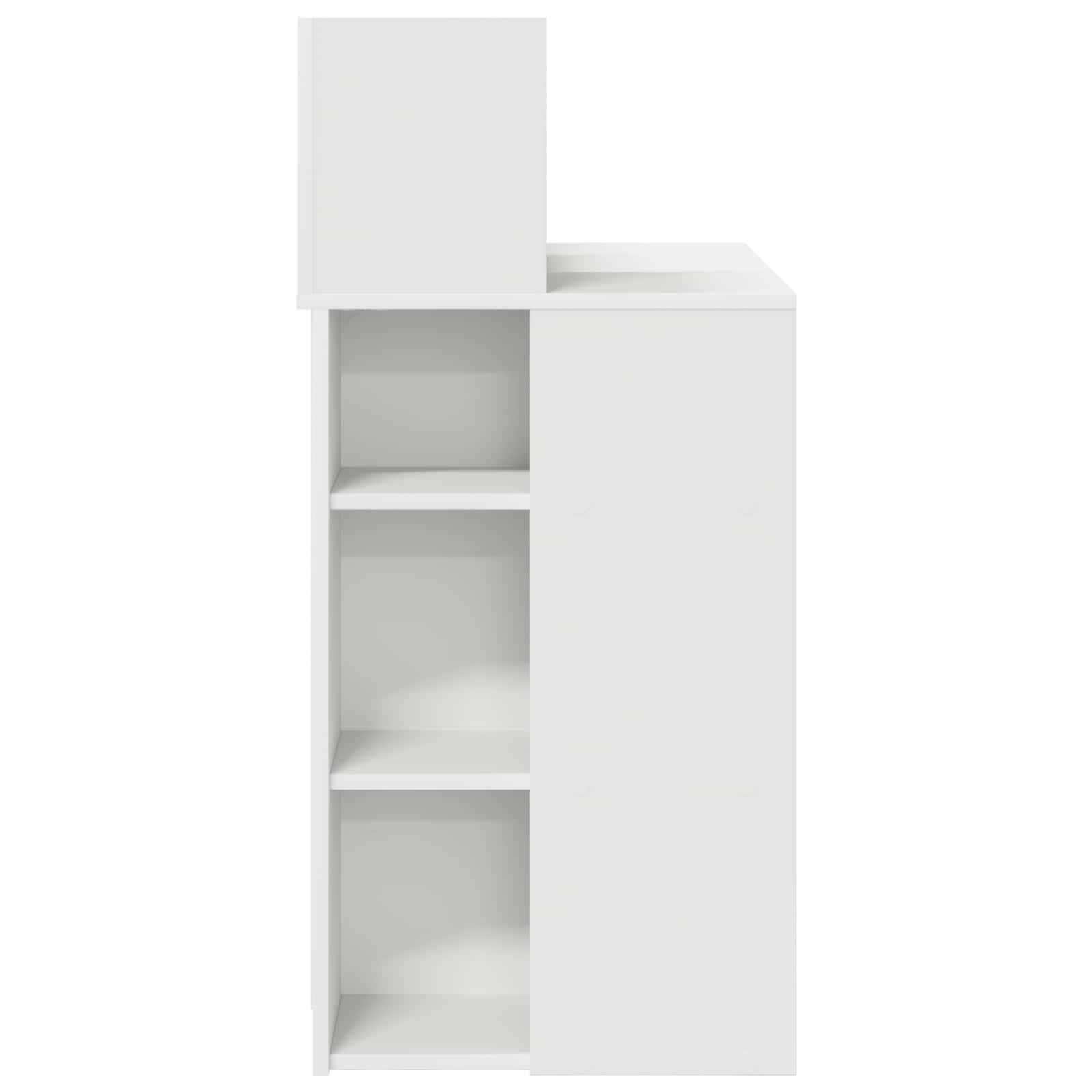 Desk White Engineered Wood 90 x 48 x 101,5 cm