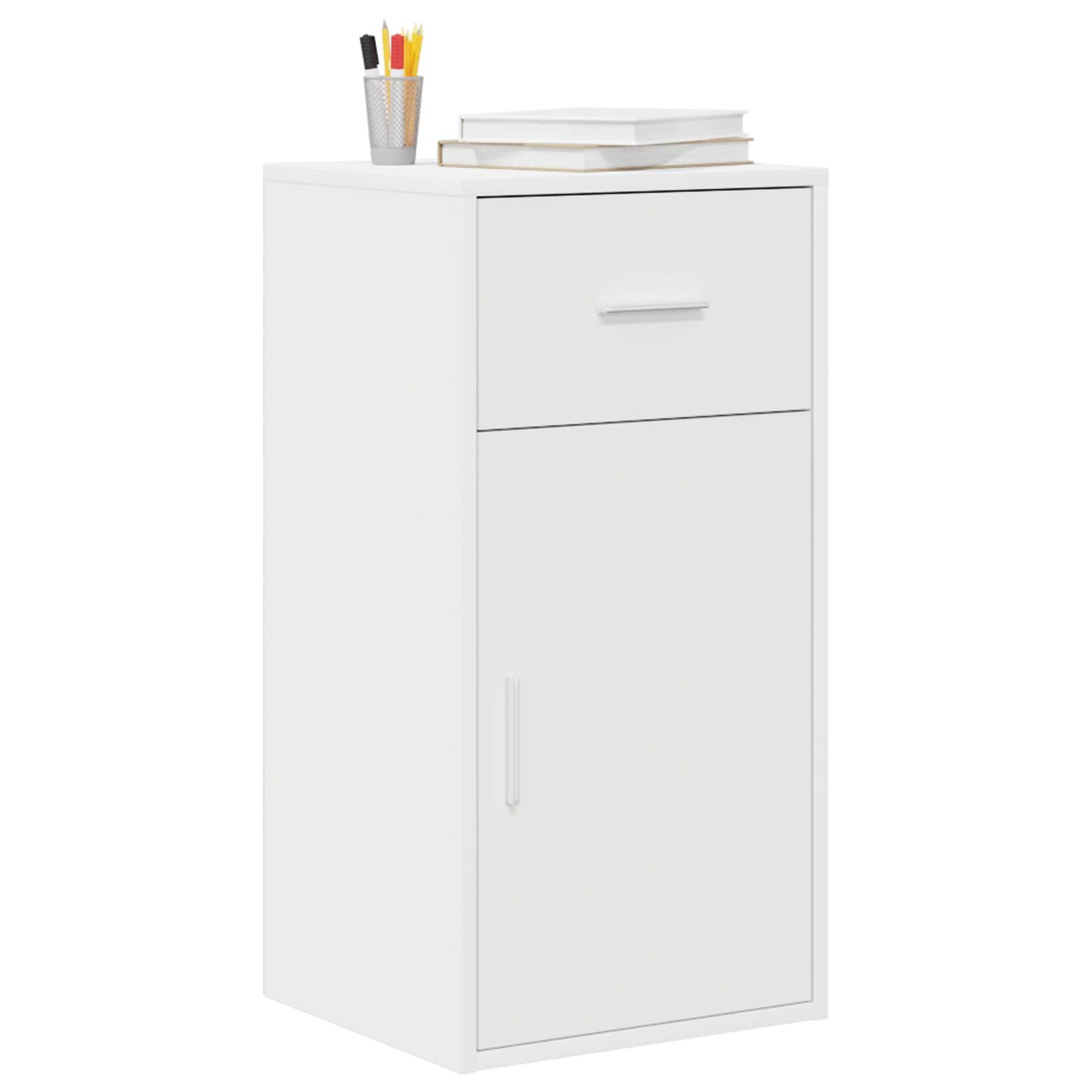 Sideboard with Drawer White 38 x 34 x 75 cm