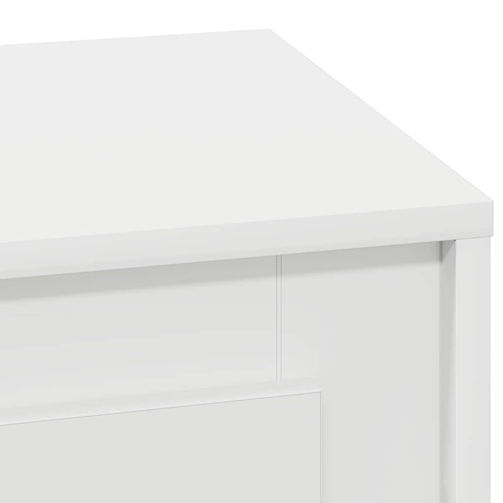 Bedside Cabinet White 44 x 34,5 x 45 cm Engineered Wood
