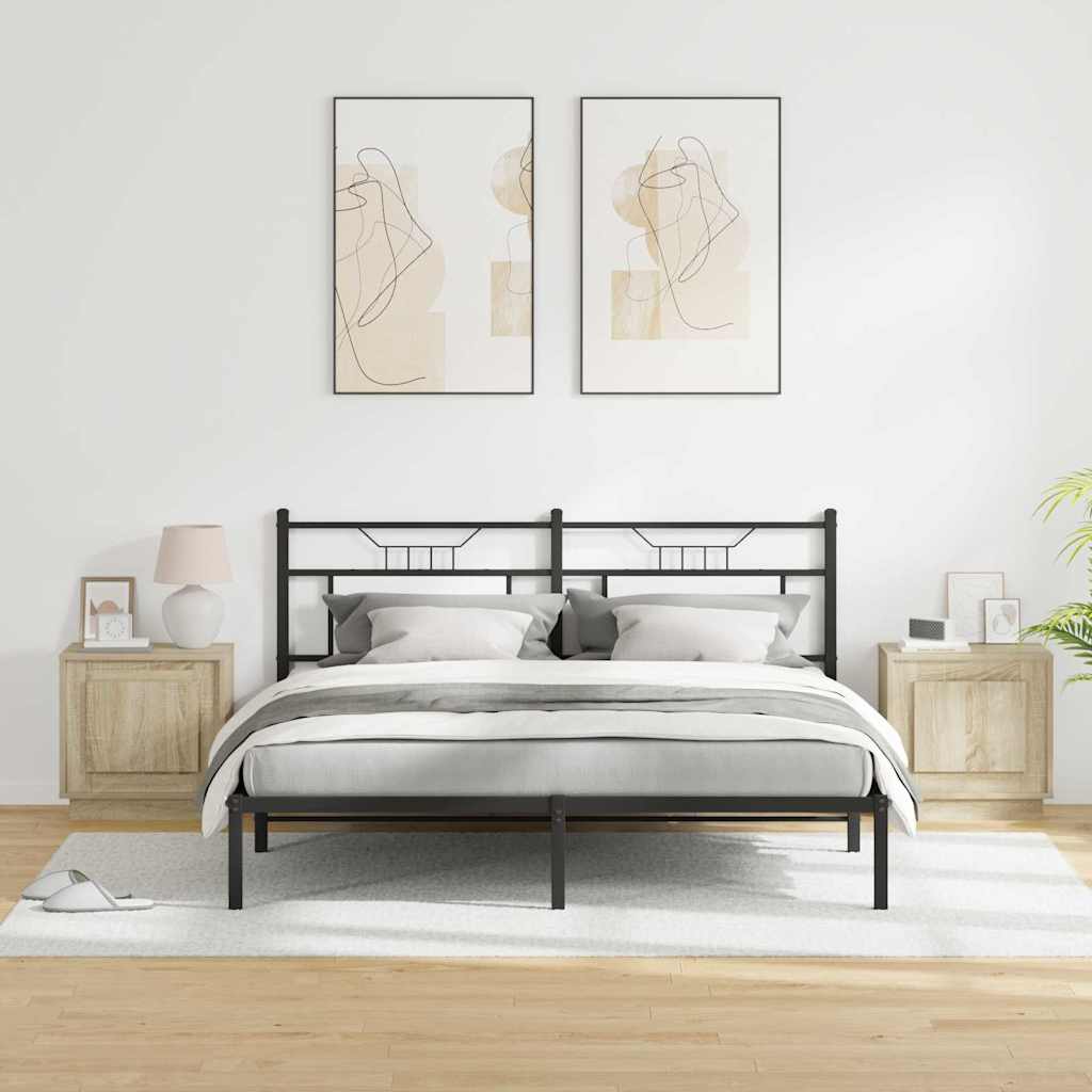 Bedside Cabinet 2 pcs Sonoma Oak 44 x 34,5 x 45 cm
