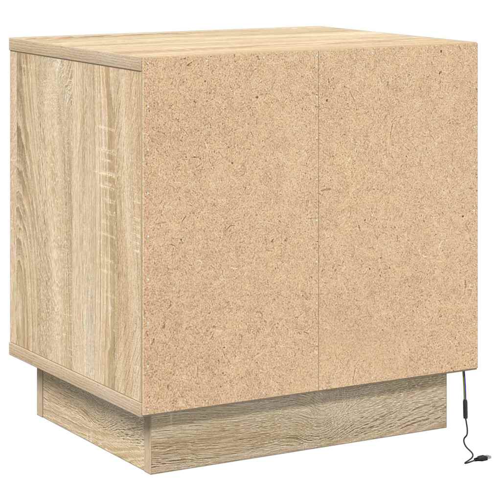 Bedside Cabinet 2 pcs Sonoma Oak 44 x 34,5 x 45 cm