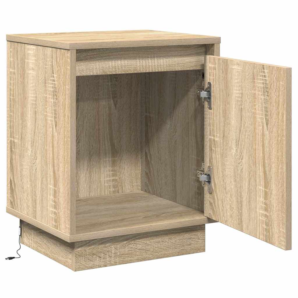 Bedside Cabinet 2 pcs Sonoma Oak 39 x 34,5 x 50 cm