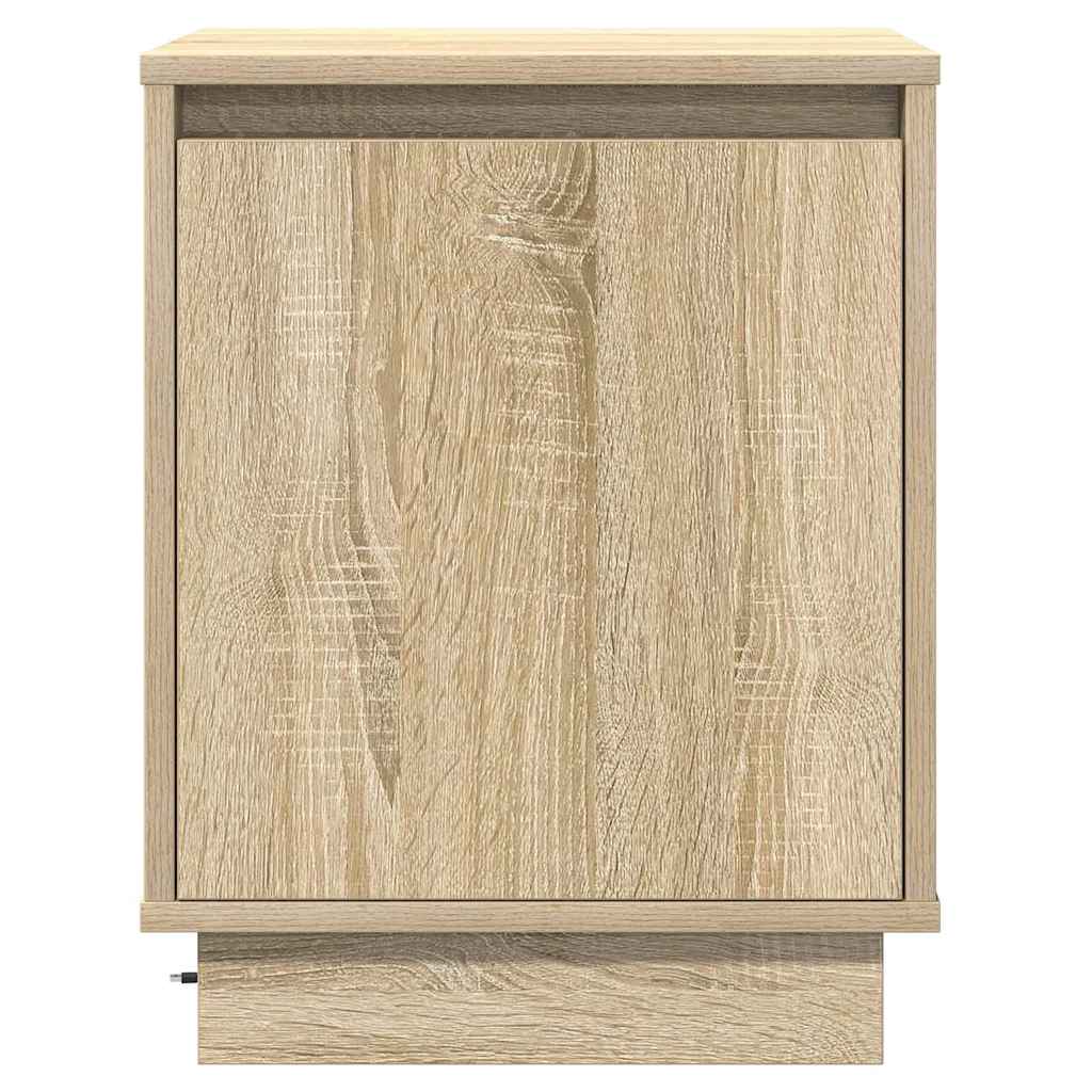 Bedside Cabinet 2 pcs Sonoma Oak 39 x 34,5 x 50 cm