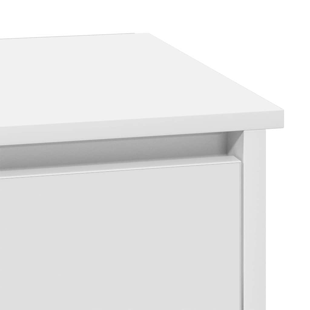 Bedside Cabinet 2 pcs White 39 x 34,5 x 50 cm Engineered wood