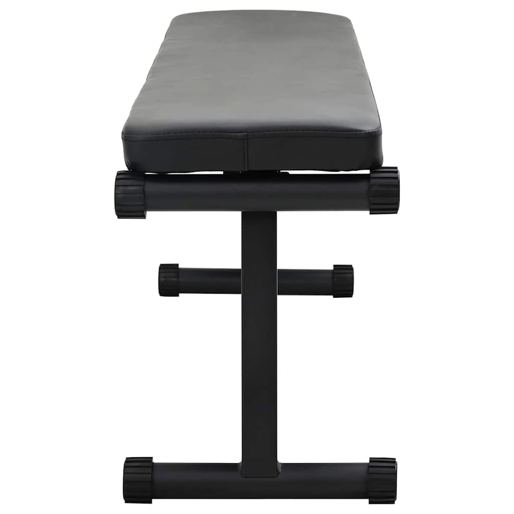 Weight Bench Folding Black 108 x 27 x 41 cm Powder-Coated Steel