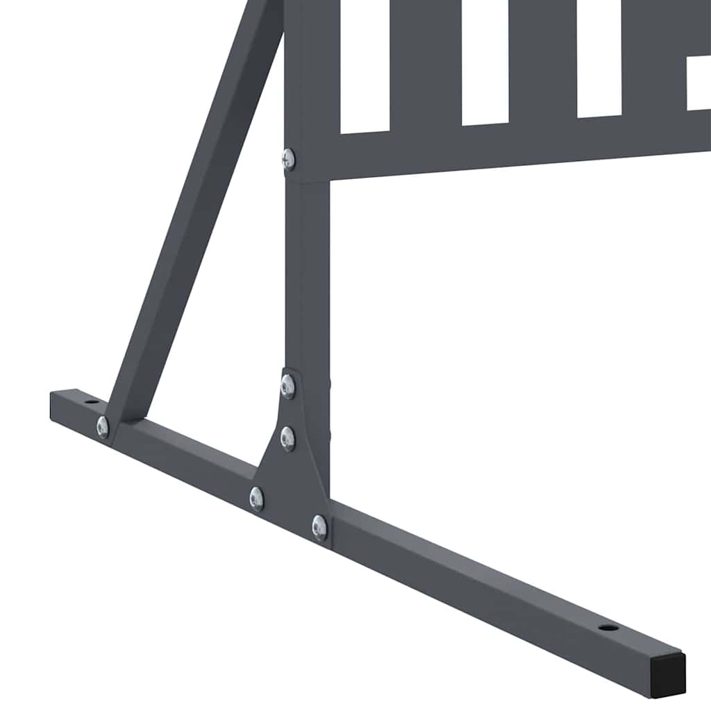 Privacy Screen Anthracite 100 x 50 x 180 cm Steel