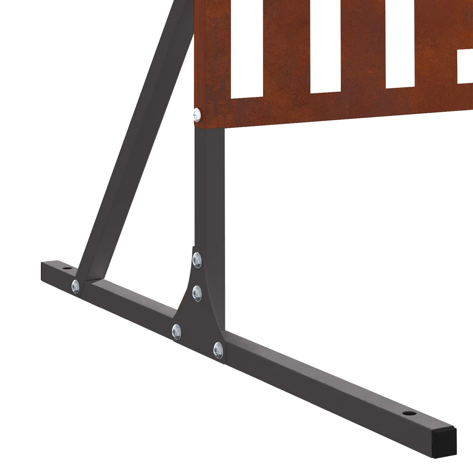 Privacy Screen Grey 100 x 50 x 180 cm Weathering Steel