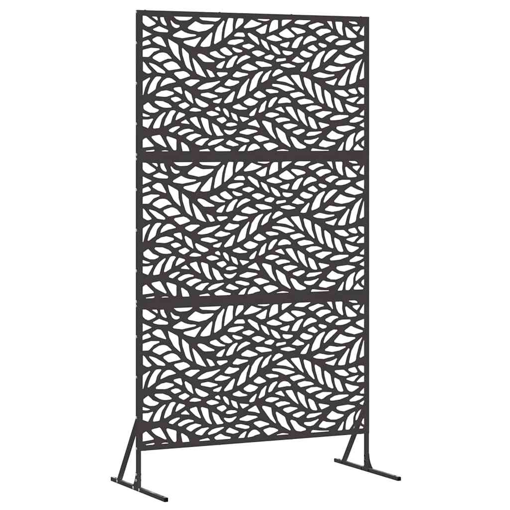 Privacy Screen 100 x 50 x 180 cm Steel Black