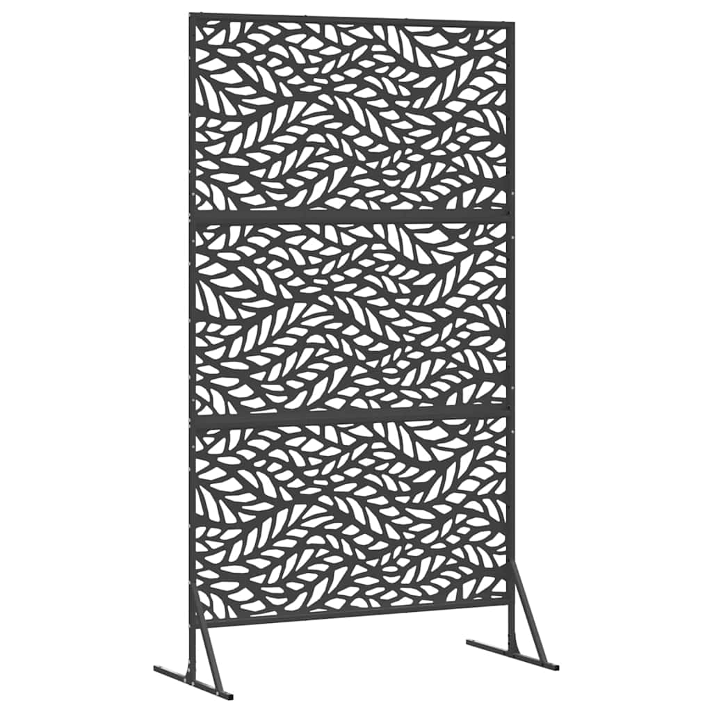 Privacy Screen 100 x 50 x 180 cm Steel Black